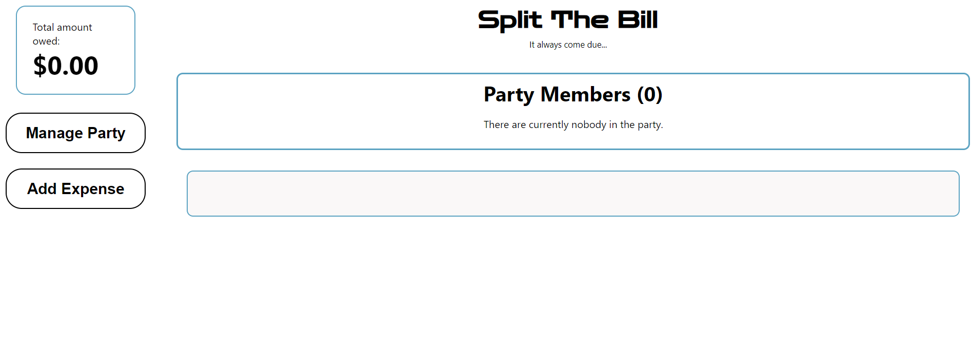 Split the Bill